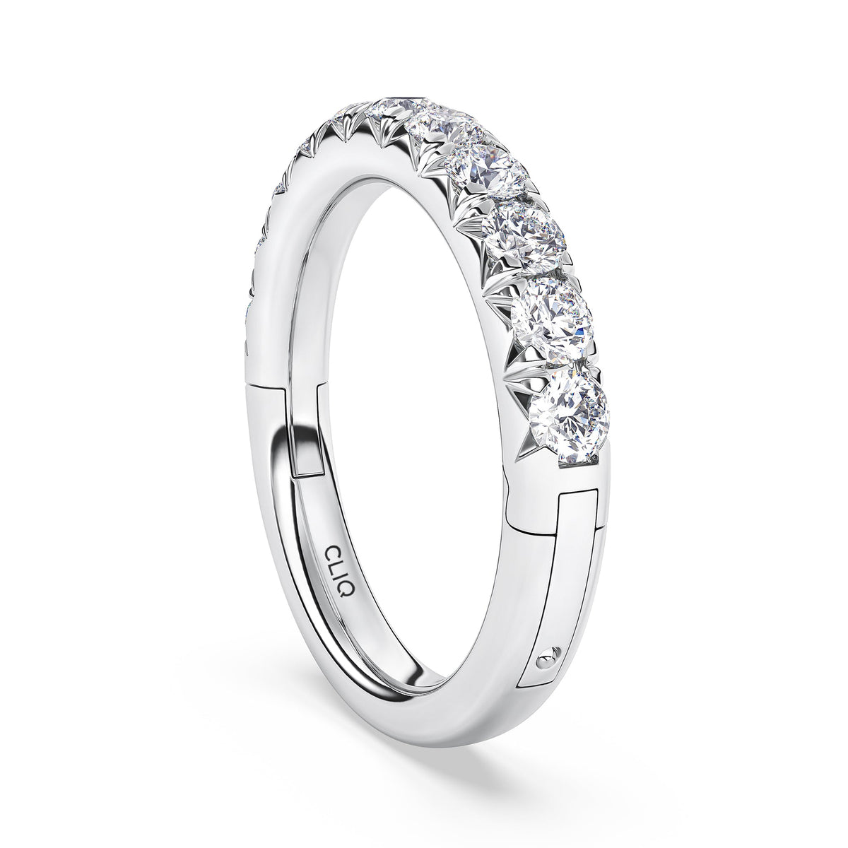 Shea French Pave Diamond Band