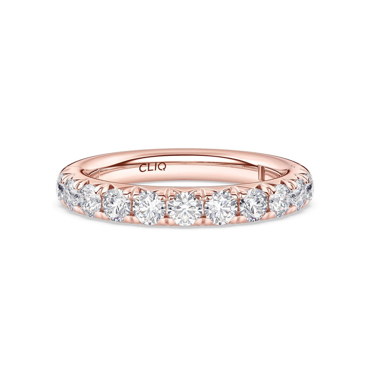 Shea French Pave Diamond Band