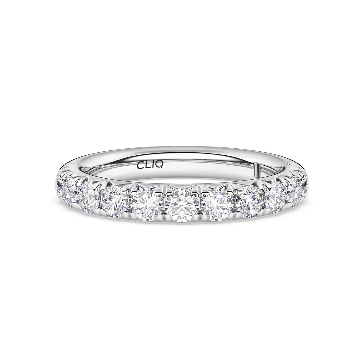 Shea French Pave Diamond Band