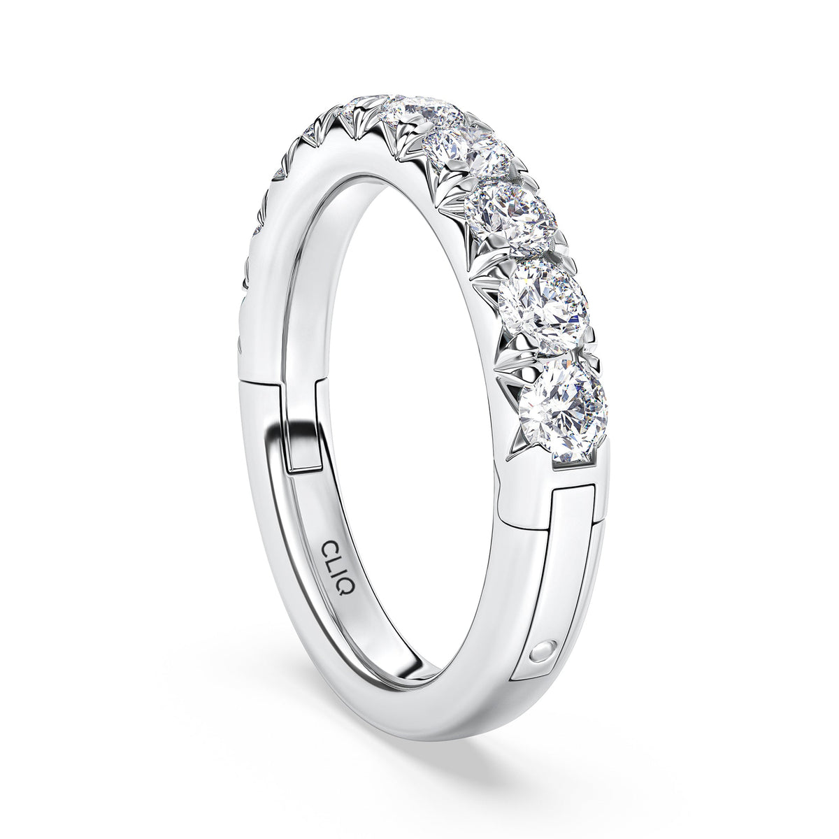 Shea French Pave Diamond Band