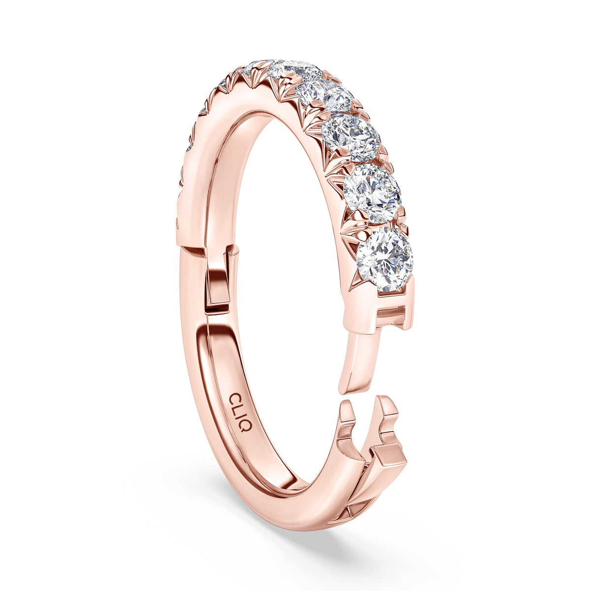 Shea French Pave Diamond Band