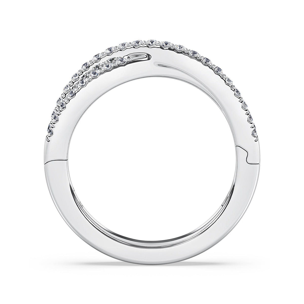 Serafina CrissCross Diamond Band