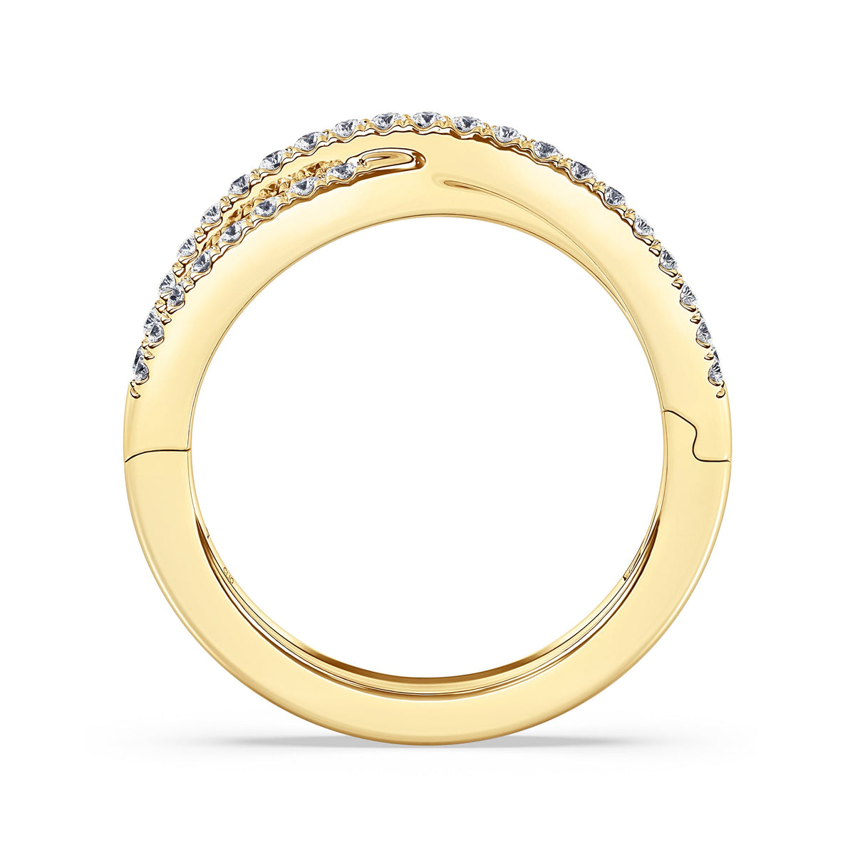 Serafina CrissCross Diamond Band