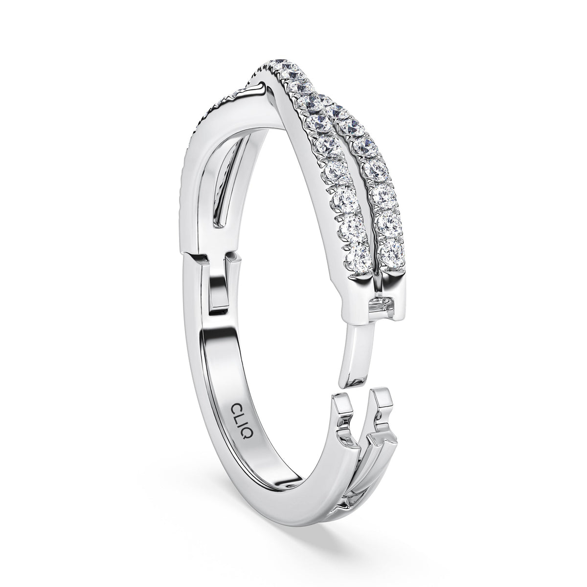 Serafina CrissCross Diamond Band