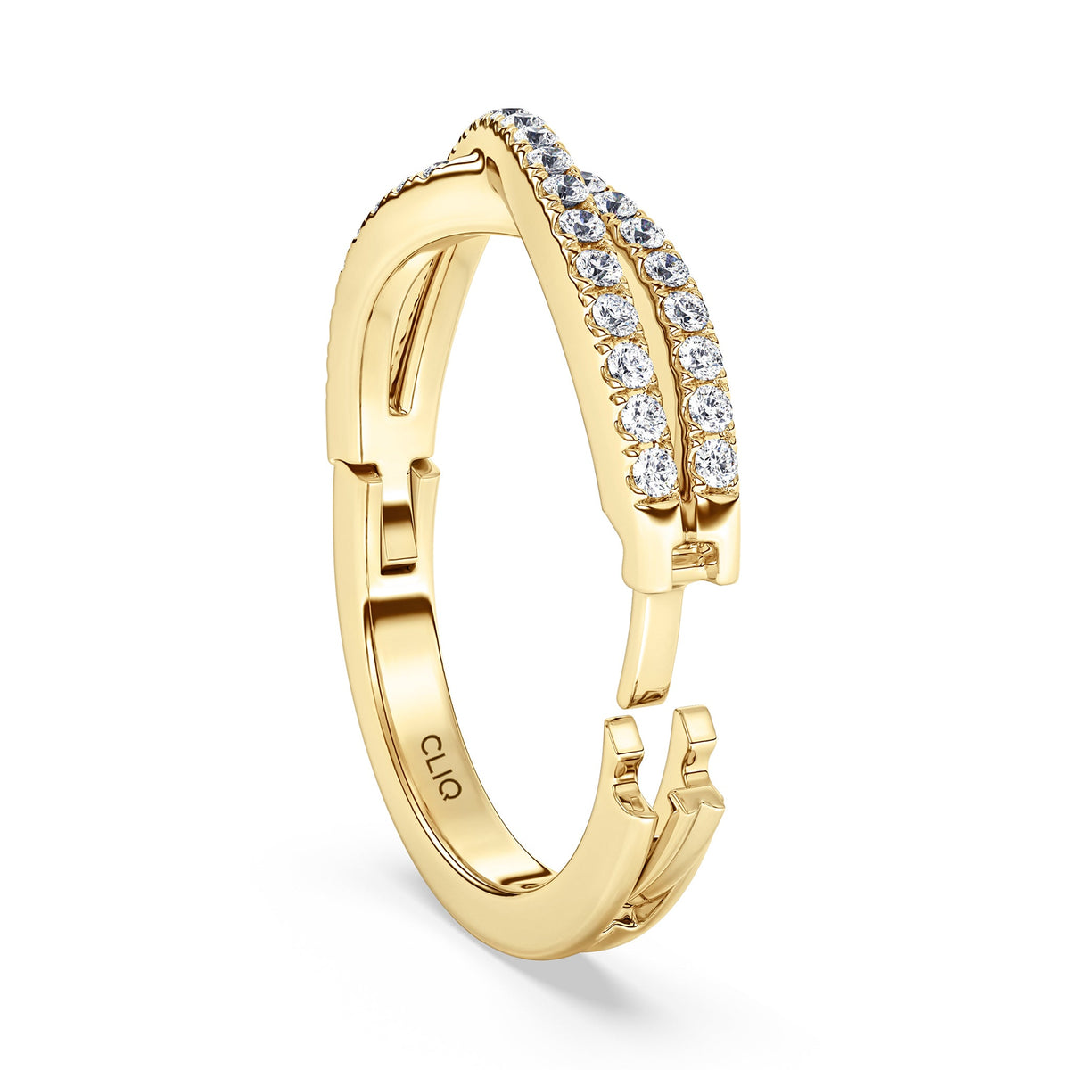 Serafina CrissCross Diamond Band