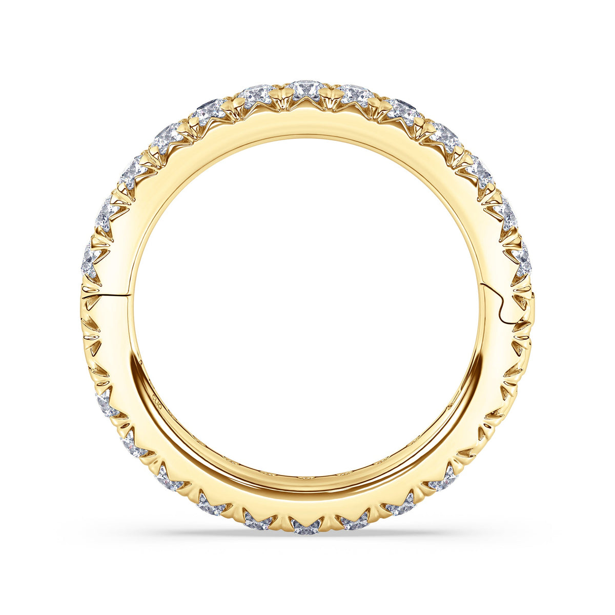 Shea French Pave Diamond Eternity Band