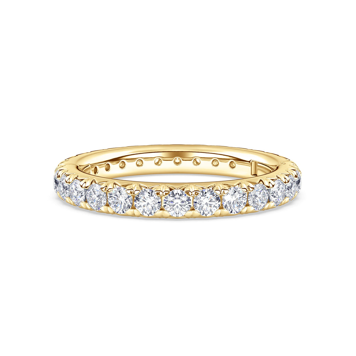 Shea French Pave Diamond Eternity Band