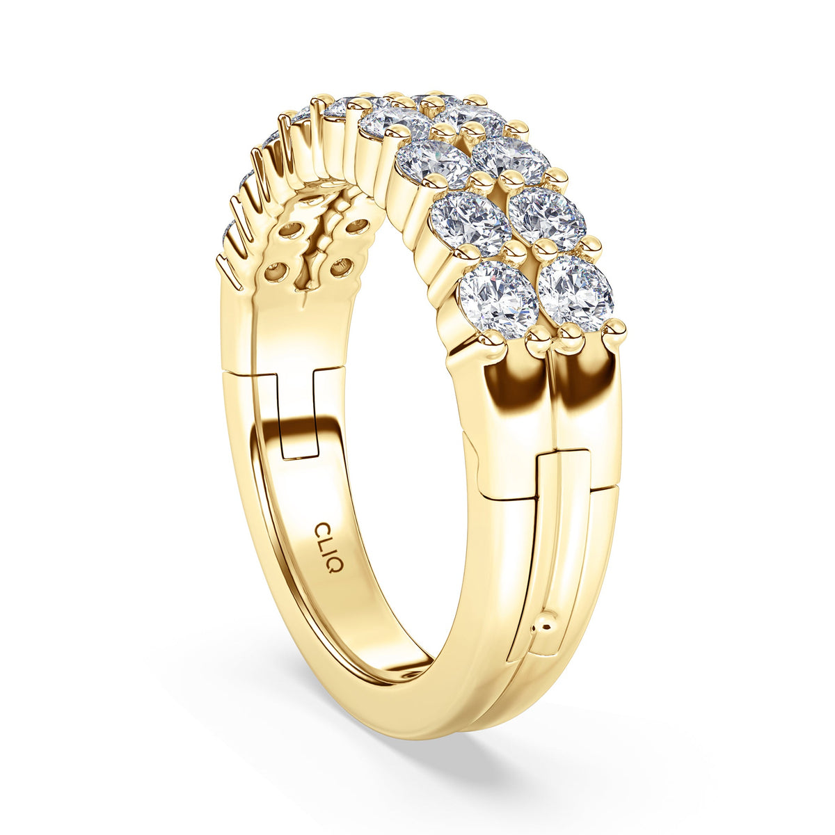 Essex Double Row Diamond Band