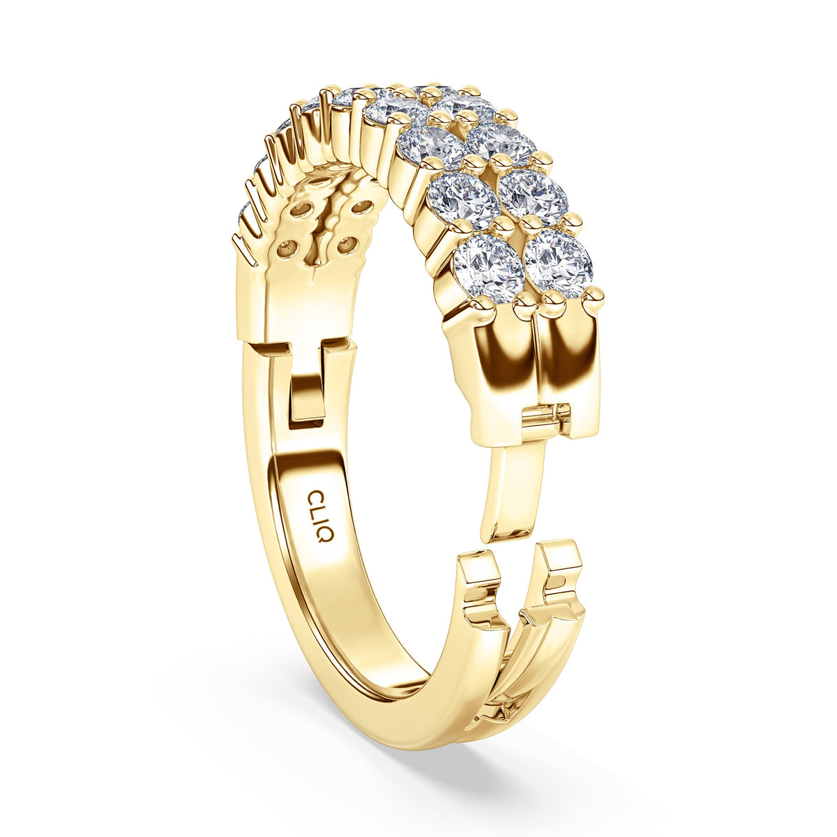 Essex Double Row Diamond Band