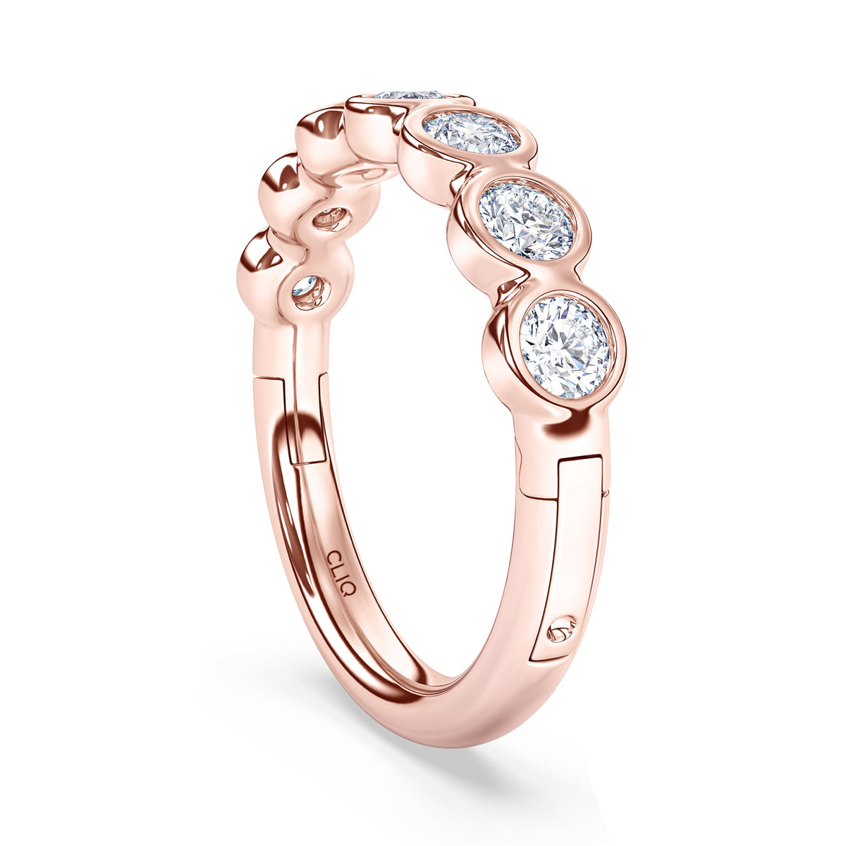 Harper 7-Stone Bezel Set Diamond Band