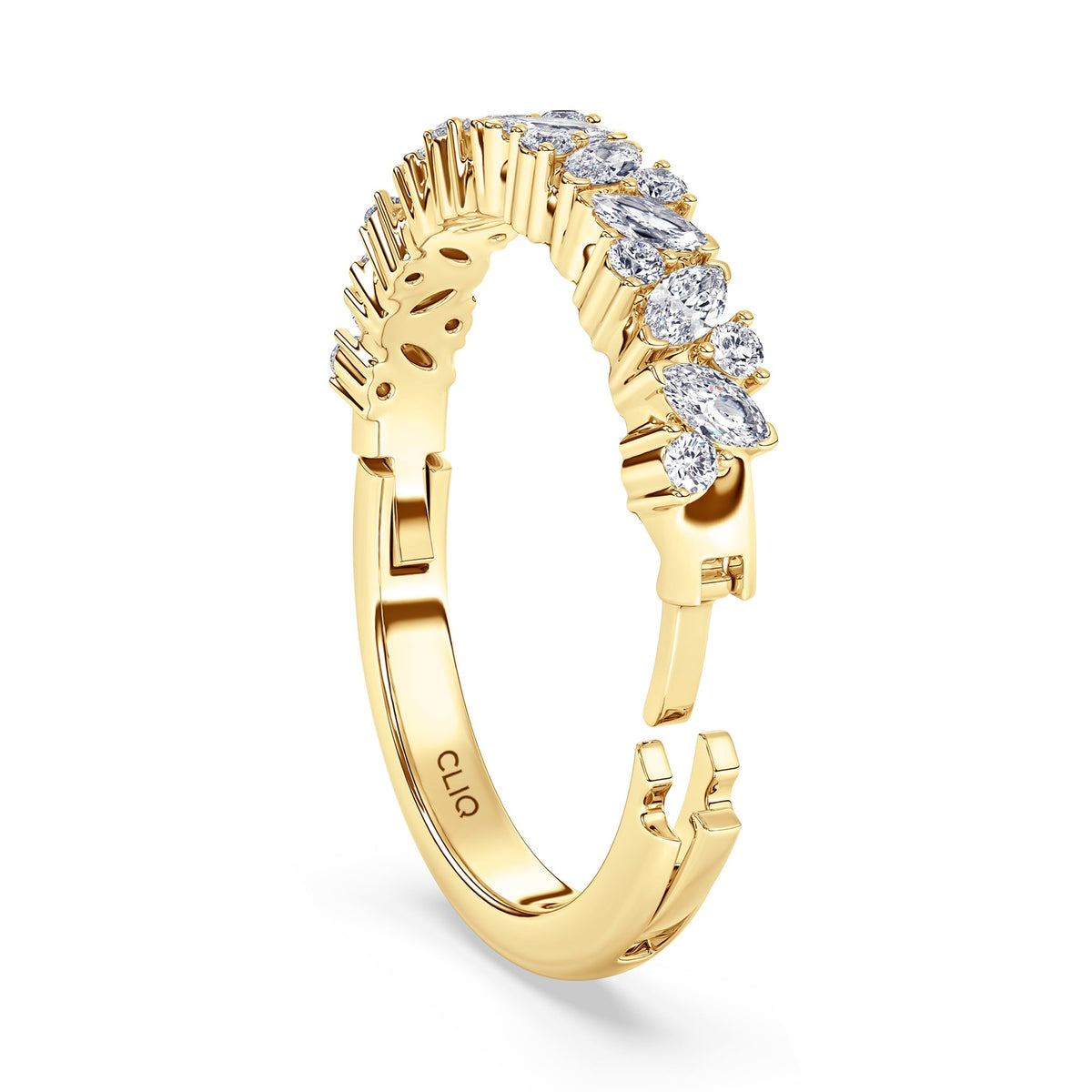 Zoe Mixed Cut Diamond Band