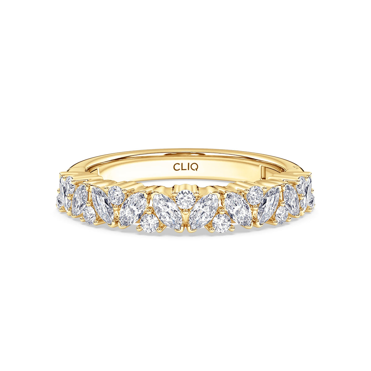 Zoe Mixed Cut Diamond Band
