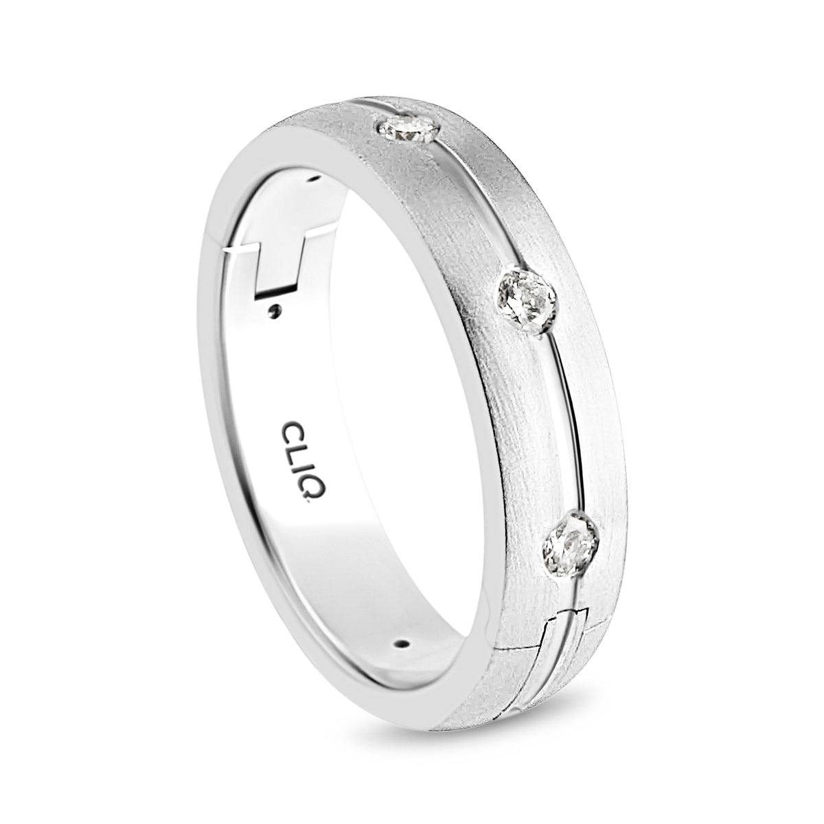 Unity Diamond Eternity Band with Matte Finish