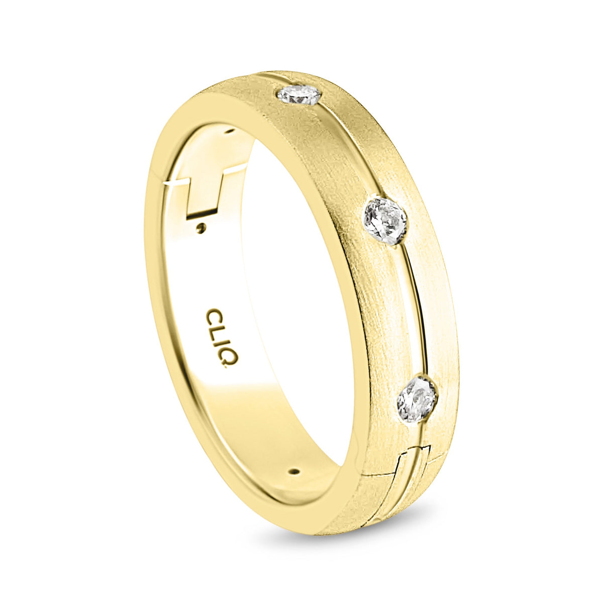 Unity Diamond Eternity Band with Matte Finish