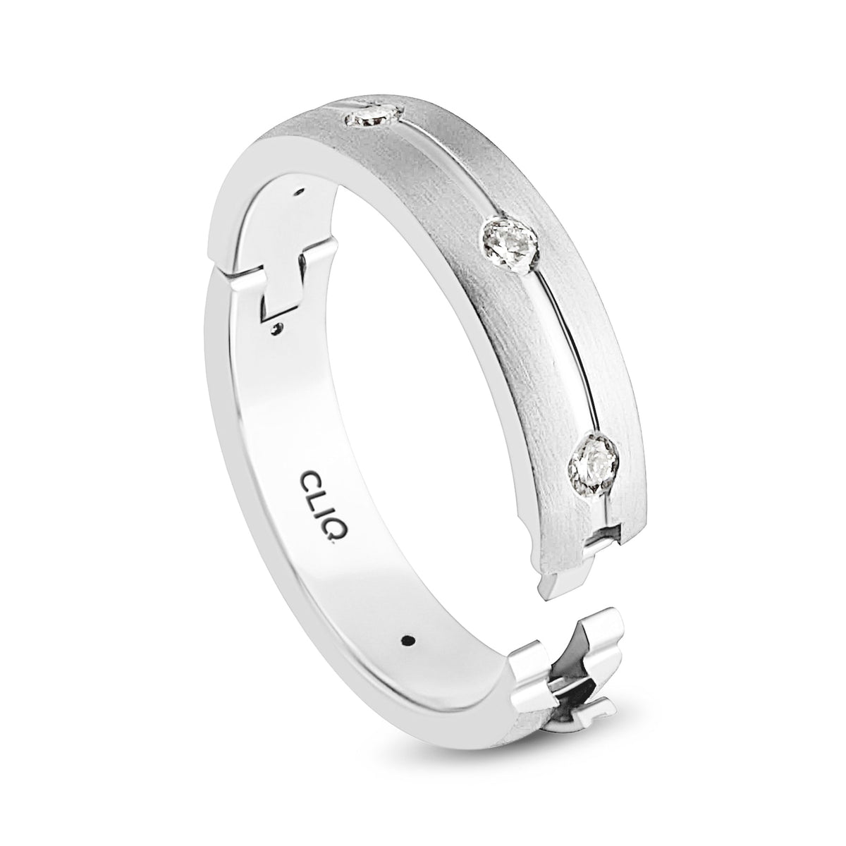 Unity Diamond Eternity Band with Matte Finish