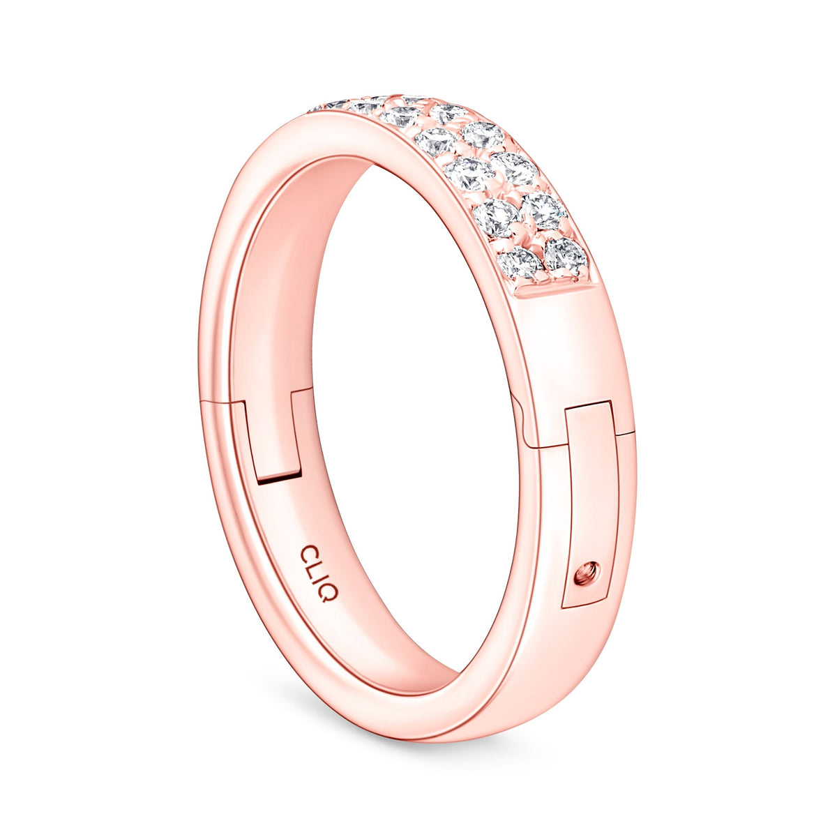 Fifth Ave. Double Row Diamond Band