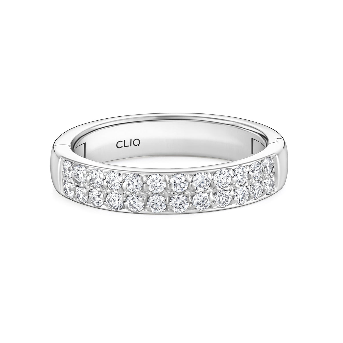 Fifth Ave. Double Row Diamond Band