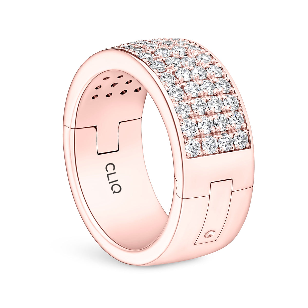 Fifth Ave. Four Row Diamond Band