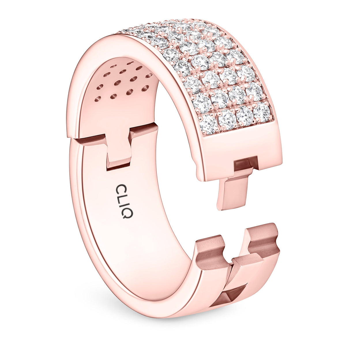 Fifth Ave. Four Row Diamond Band