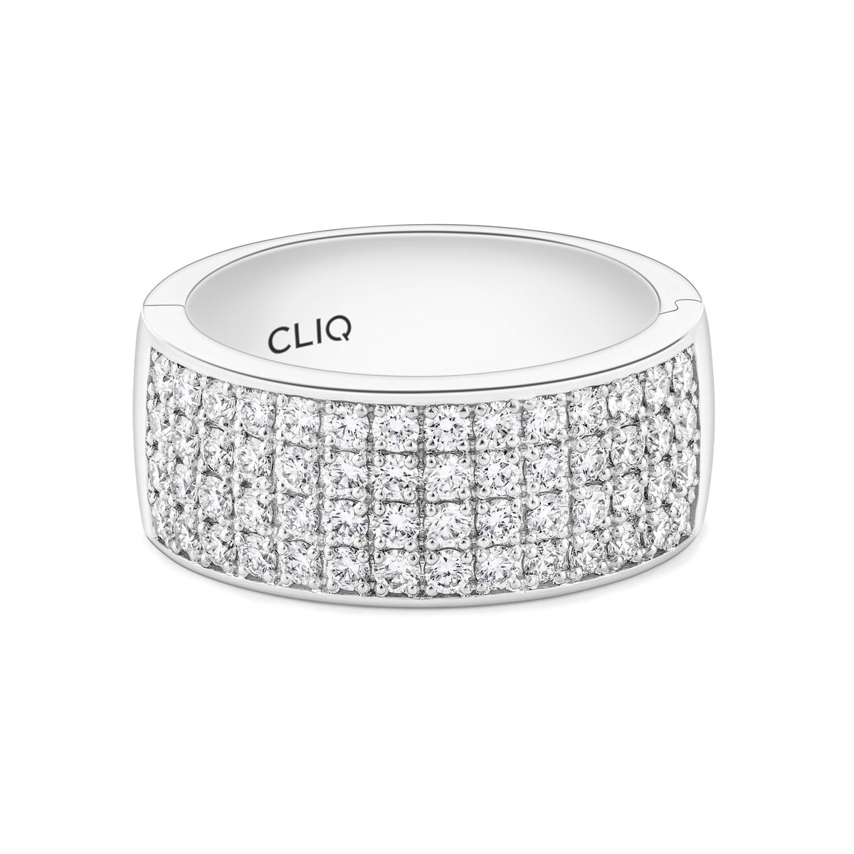 Fifth Ave. Four Row Diamond Band