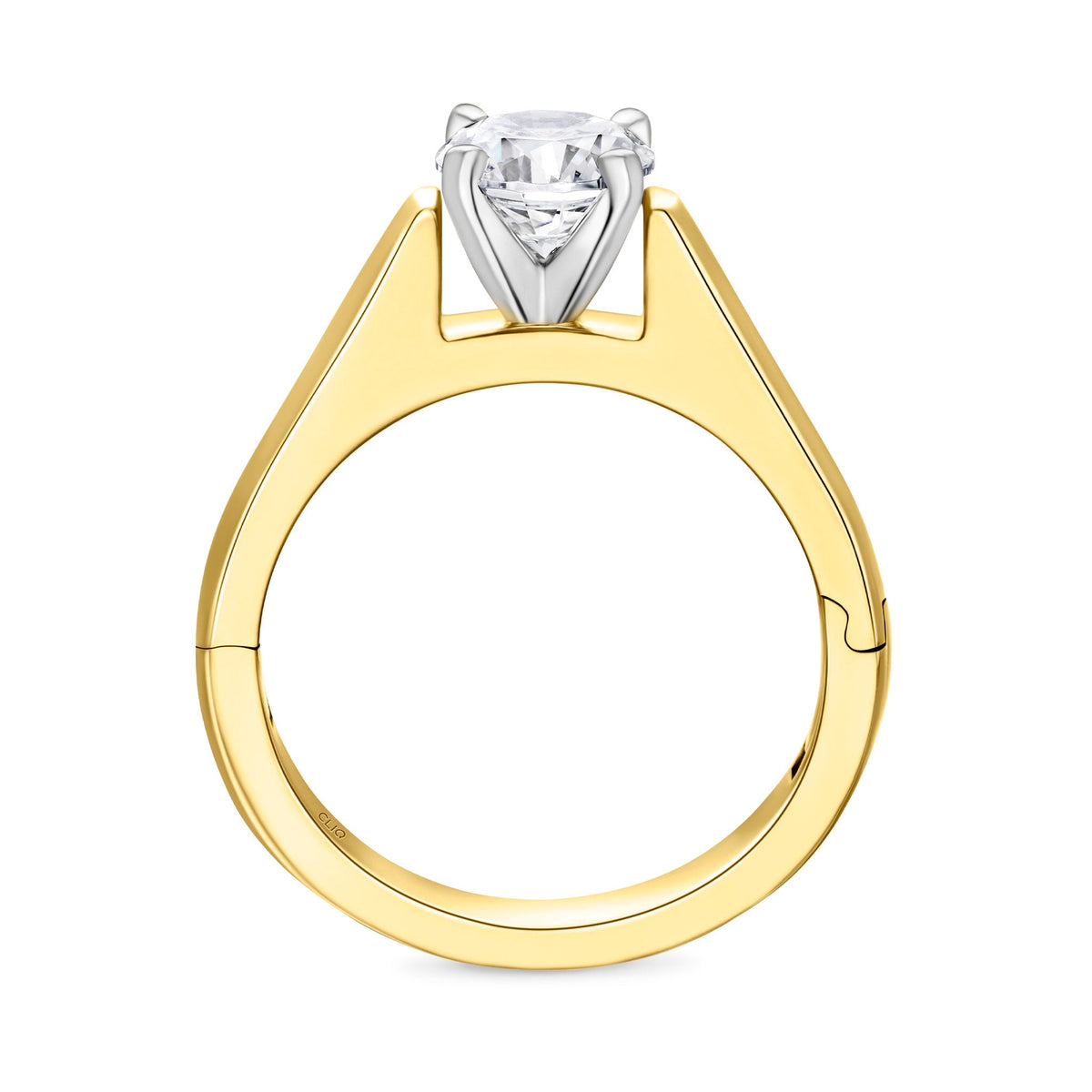Castille Cathedral Solitaire Engagement Ring