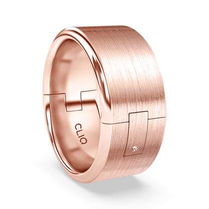 Flat Comfort Fit Band with Matte Finish, 10mm