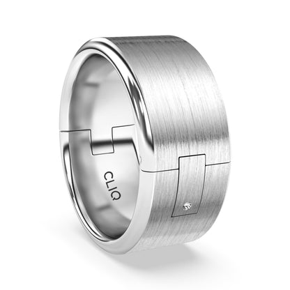 Flat Comfort Fit Band with Matte Finish, 10mm