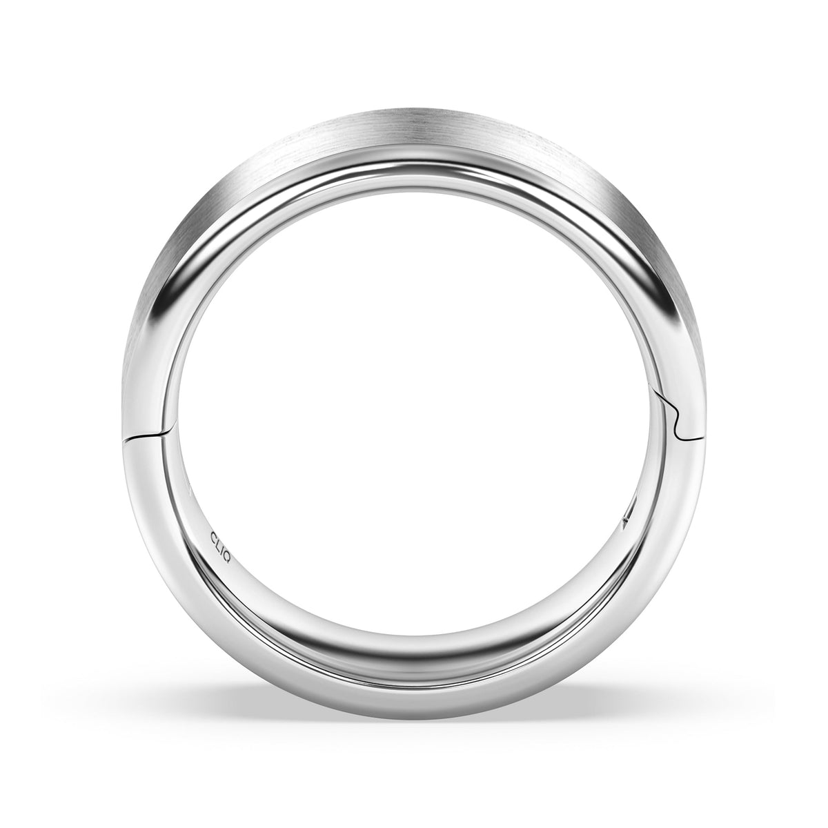 Flat Comfort Fit Band with Matte Finish, 10mm