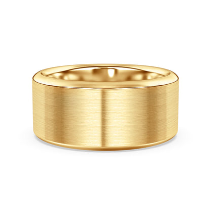 Flat Comfort Fit Band with Matte Finish, 10mm