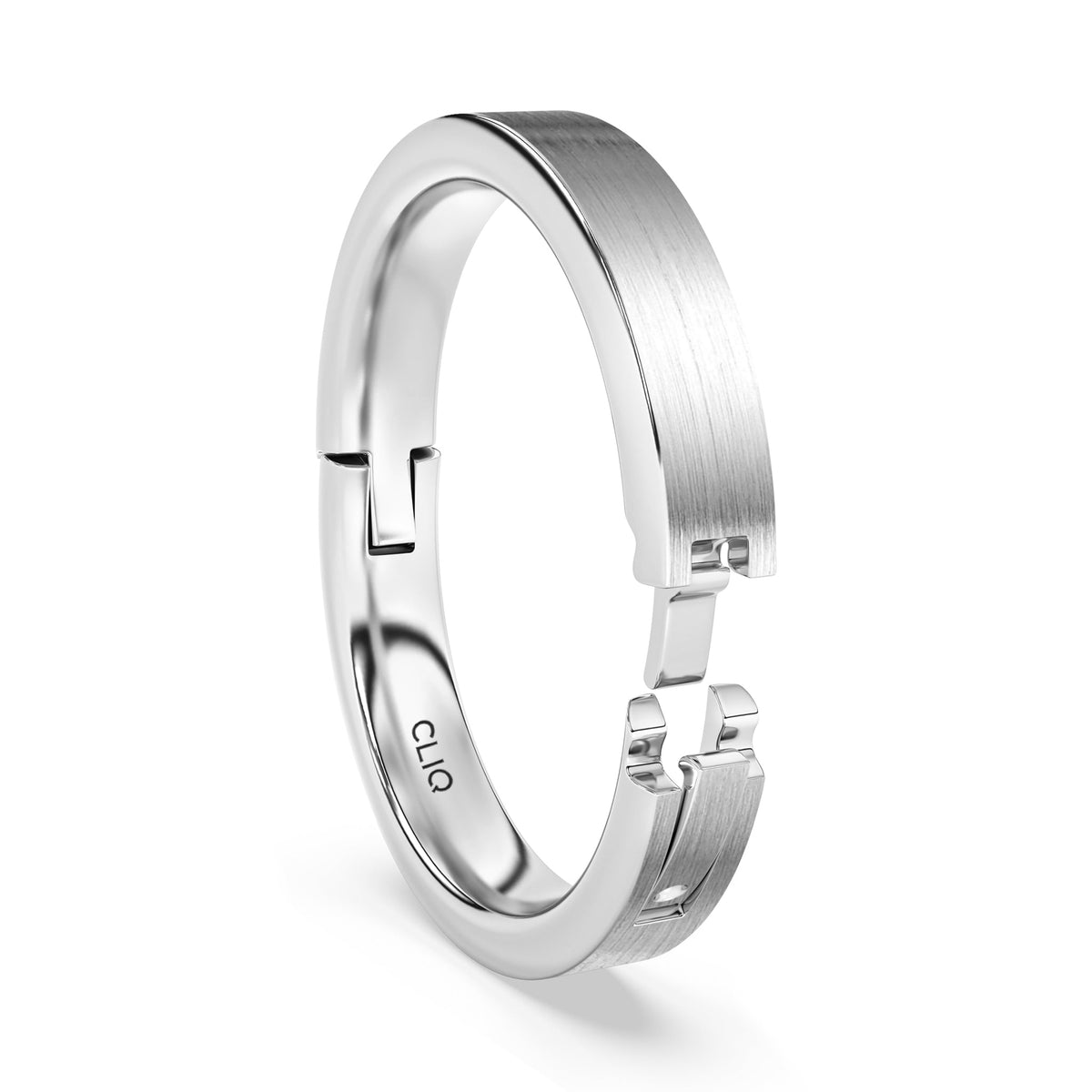Flat Comfort Fit Band with Matte Finish, 4mm