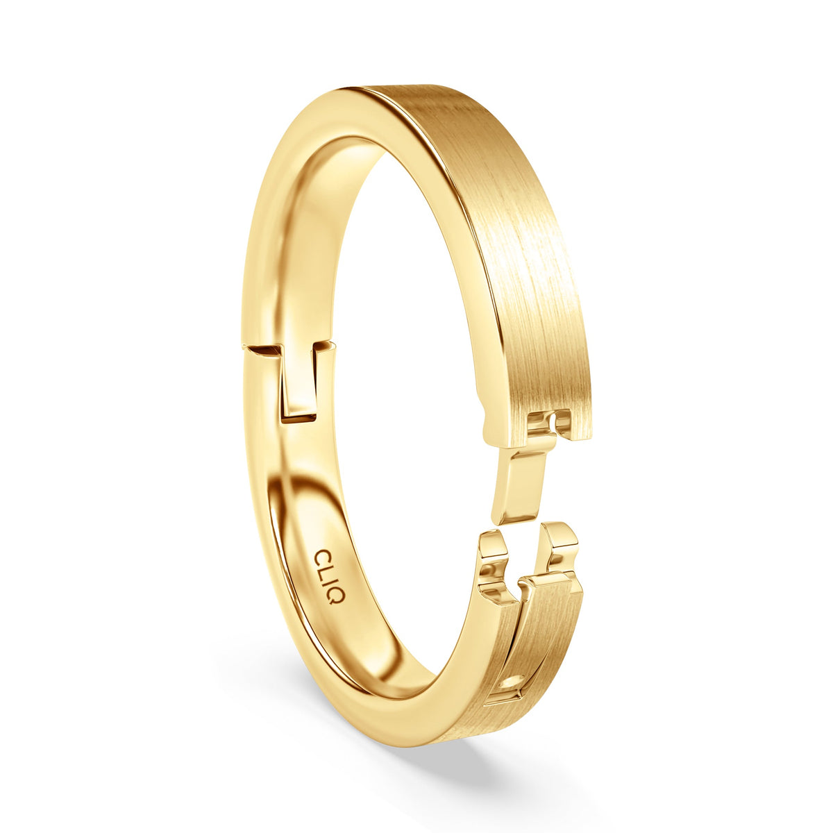 Flat Comfort Fit Band with Matte Finish, 4mm