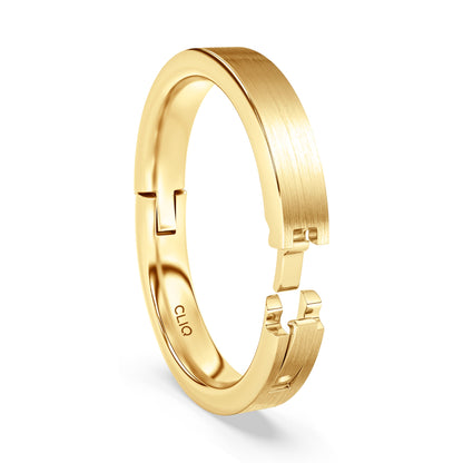Flat Comfort Fit Band with Matte Finish, 4mm
