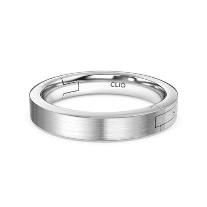 Flat Comfort Fit Band with Matte Finish, 4mm