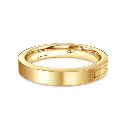 Flat Comfort Fit Band with Matte Finish, 4mm