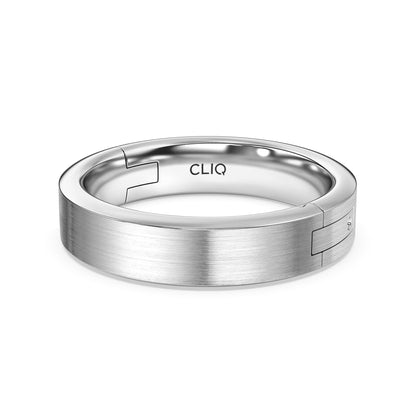 Flat Comfort Fit Band with Matte Finish, 5mm