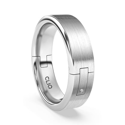 Flat Comfort Fit Band with Matte Finish, 6mm