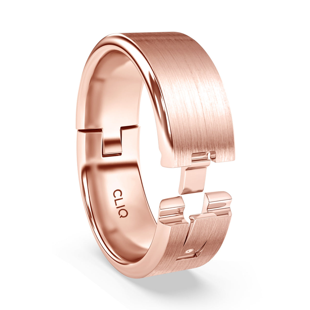 Flat Comfort Fit Band with Matte Finish, 8mm