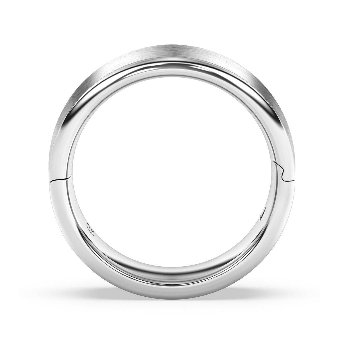 Flat Comfort Fit Band with Matte Finish, 8mm