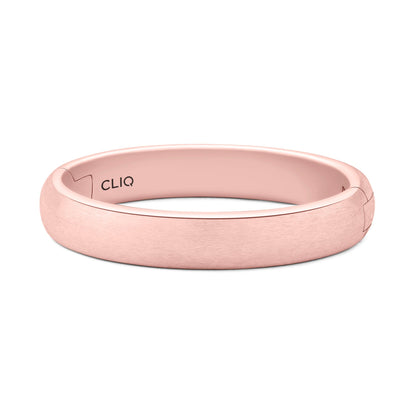 Rounded Comfort Fit Band with Matte Finish, 4mm