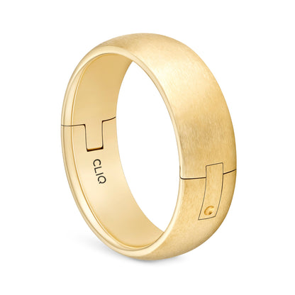 Rounded Comfort Fit Band with Matte Finish, 8mm