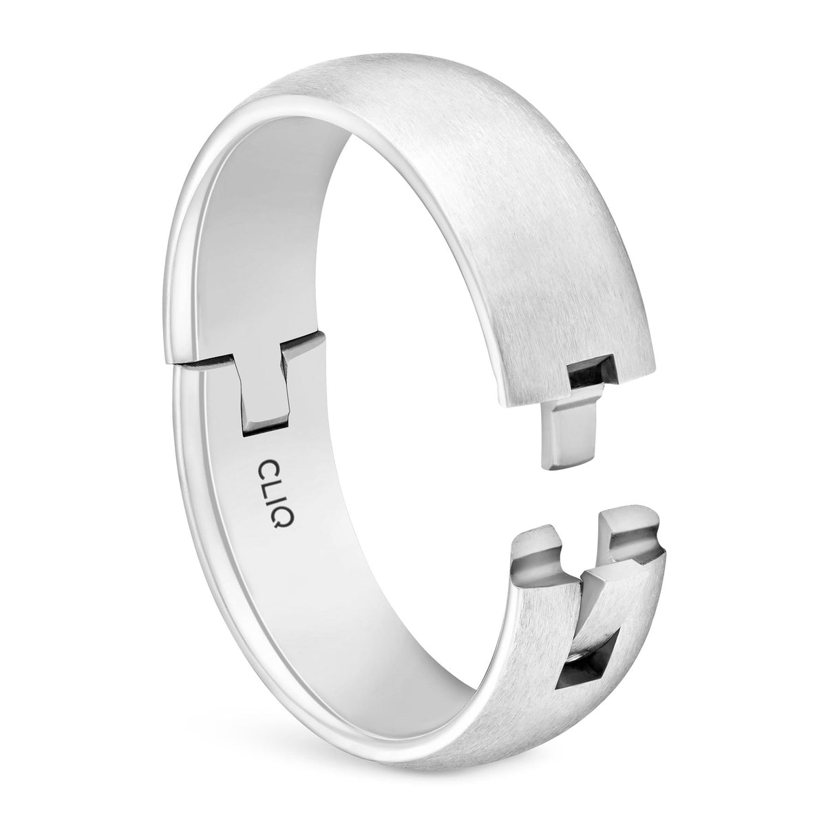 Rounded Comfort Fit Band with Matte Finish, 8mm