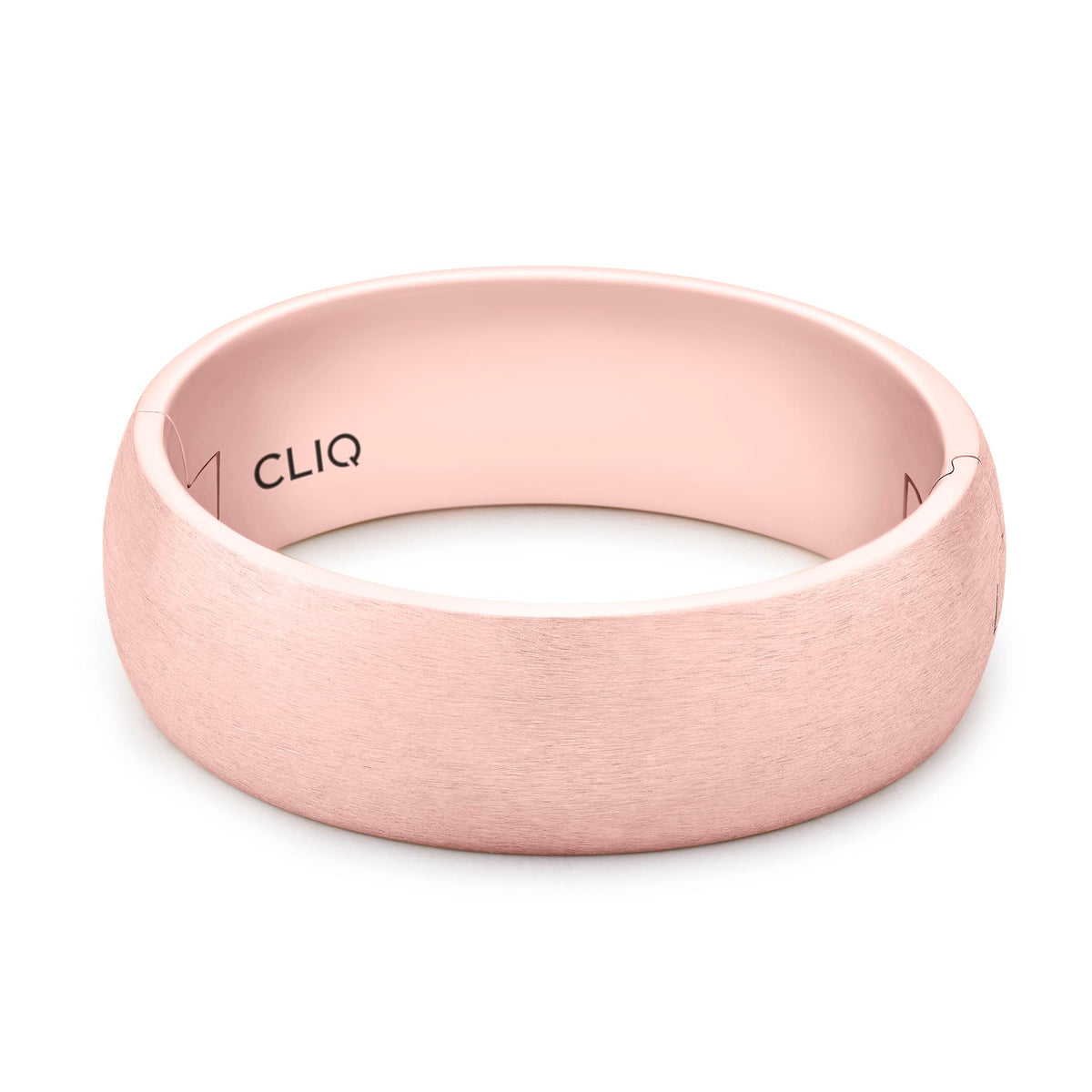 Rounded Comfort Fit Band with Matte Finish, 8mm