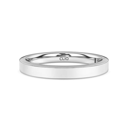 Flat Comfort Fit Band, 3mm