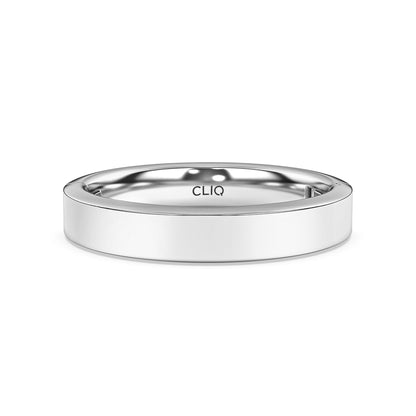 Flat Comfort Fit Band, 4mm