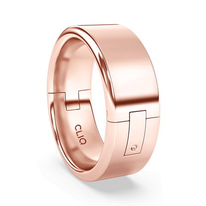 Flat Comfort Fit Band, 8mm