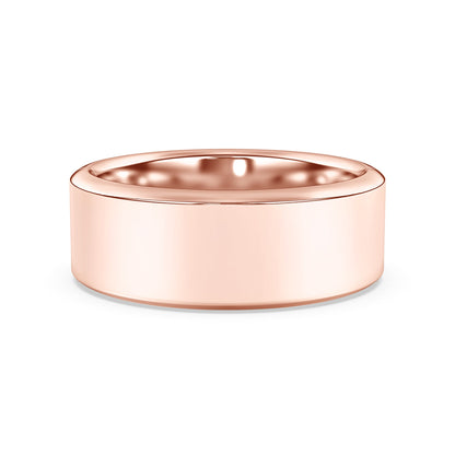 Flat Comfort Fit Band, 8mm
