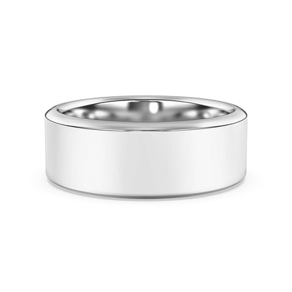 Flat Comfort Fit Band, 8mm