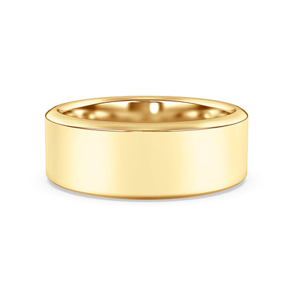 Flat Comfort Fit Band, 8mm