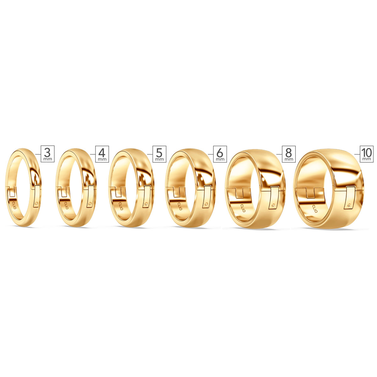 Classic Rounded Band, 3mm