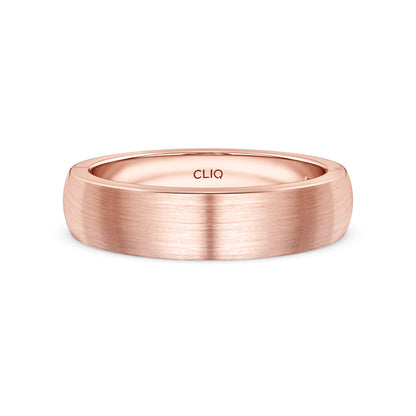 Classic Rounded Band with Matte Finish, 5mm